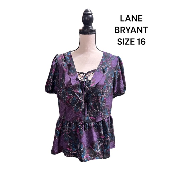 Lane Bryant Tops - Top Lane Bryant light weight short sleeve  size 16